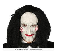Masque Complet En Latex Pour Homme Puppet Cheveux Marron Halloween