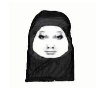 Masque complet humoristique 3D avec filet élastique pour homme et femme - Coiffure de cosplay - Masque de ski simulé
