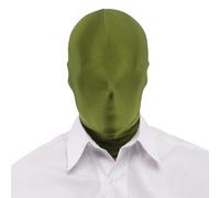 Masque complet pour les loisirs, les fêtes, matériau élastique et respirant pour toutes les saisons et toutes les tenues (vert armée, taille unique)