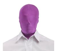 Masque complet pour les loisirs, les fêtes, matériau élastique et respirant pour toutes les saisons et toutes les tenues (violet, taille unique)