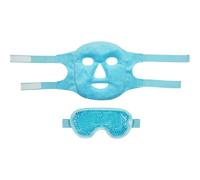 Masque Compressé en Gel Pvc, Masque Froid Yeux, 1 Set