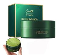Masque contour des yeux à l'avocat, patchs contour des yeux, masque hydratant au collagène pour les yeux, anti-poches et anti-cernes, pour un contour des yeux plus lisse (1 pcs)