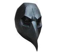 Masque Corbeau Low Poly Taille Unique Noir