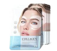 Masque Coréen Collagene,Eye Mask Coréen, Masques Gel Contour des Yeux au Collagène et Peptides,Anti-Poches,Rides & Ridules - Soin Hydratant et Raffermissant Intense,Korean Skincare