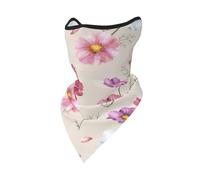 Masque Coupe-Vent à Motif de Cosmos dessiné à la Main, Cache-Cou, Protection pour Le Visage en Hiver pour Motard