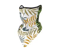 Masque Coupe-Vent à Trois Feuilles Tropicales, Cache-Cou, Protection faciale pour Moto d'hiver