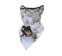 Masque Coupe-Vent, Cache-Cou et Protection faciale pour Moto d'hiver, Motif Sheltie d'hiver