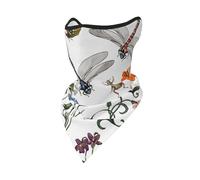 Masque Coupe-Vent d'été à Motifs botaniques, Plantes, Insectes et Fleurs, Style Vintage, Cache-Cou, Protection pour Le Visage de Motard en Hiver