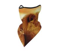 Masque Coupe-Vent Lion et lionne d'Afrique, Cache-Cou Hivernal pour Moto