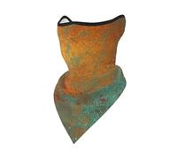 Masque Coupe-Vent métallisé Tendance à la Patine cuivrée Riche, Cache-Cou d'hiver pour Motard