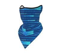 Masque Coupe-Vent Programmer Code Blue, Cache-Cou Hivernal pour Motard