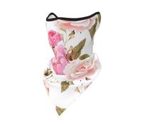 Masque Coupe-Vent Rose et Blanc, Cache-Cou, Protection faciale d'hiver pour Motard