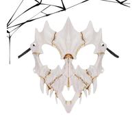 Masque Crâne Halloween Accessoires De Costume Réalistes Pour Carnaval Et | Masque Crâne D'Horreur Pour Adultes et Masquée Performance Scénique Maison Hantée