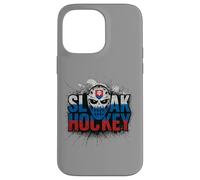 Masque crâne slovaque IHockey Slovaquie Drapeau Grunge Europe Sports Coque pour iPhone 14 Pro Max