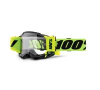 Masque cross 100% ACCURI 2 FORECAST Jaune Fluo - Clair 2025