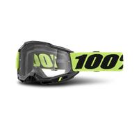 100 Percent Accuri 2, lunettes de protection Noir/Jaune Néon Net Noir/Jaune Néon Net