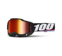 100% Masque de natation Accuri 2 verres miroir Rouge
