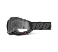 100 Percent Accuri 2, lunettes de protection Noir/Gris Net Noir/Gris Net