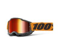 Masque 100% ACCURI 2 Orange - Lentille À Miroir Rouge