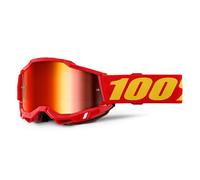 Masque cross 100% ACCURI 2 Rouge - Mirror Rouge 2024