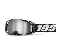 100 Percent Armatic Black, lunettes miroirs Noir/Blanc Argent Réfléchissant Noir/Blanc Argent Réfléchissant