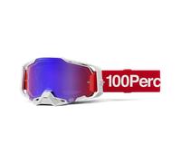 §Masque Cross 100% Armega Corbin - Écran Miroir Rouge/Bleu§