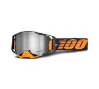 100 Percent Armega Hiper Acosta, lunettes miroirs Noir/Orange Néon Argent Réfléchissant Noir/Orange Néon Argent Réfléchissant