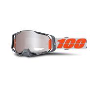 100percent Armega Off-road Goggles Gris Hiper Silver Flash/Mirror