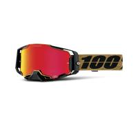 100percent Armega Hiper Goggles Doré Mirror Red Lens/CAT3