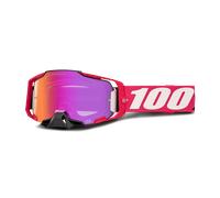 100 Percent Armega Hiper Kloug, lunettes miroirs Fuchsia/Blanc Rouge Réfléchissant Fuchsia/Blanc Rouge Réfléchissant