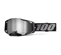Masque cross 100% ARMEGA Noir - Ecran Mirror Silver 2025