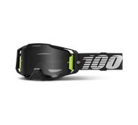 100% Lunettes de natation Armega Tetsumi verres miroir Noir