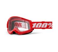 Masque cross 100% Enfant STRATA 2 Rouge - Clair