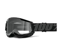 100 Percent Strata 2 S23, lunettes de protection Noir/Gris Foncé Net Noir/Gris Foncé Net