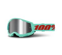 100 Percent Strata 2 Maupiti, lunettes miroirs Turquoise/Rouge Argent Réfléchissant Turquoise/Rouge Argent Réfléchissant