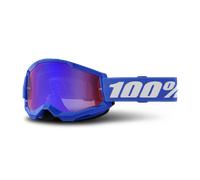 Masque 100% Strata 2 Blue - Lentille A Miroir Rouge / Blue