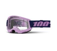 100% Masque Strata 2 verres transparents violet