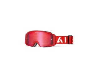 Masque cross Airoh BLAST XR1 ECRAN IRIDIUM ROUGE 2023