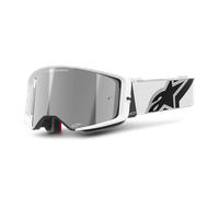 Alpinestars Supertech Corp, lunettes miroirs Blanc/Noir/Gris Argent Réfléchissant Blanc/Noir/Gris Argent Réfléchissant