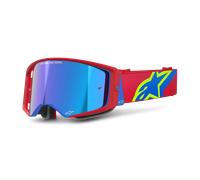 Alpinestars Supertech Corp, lunettes miroirs Rouge/Bleu/Vert Néon Bleu Réfléchissant Rouge/Bleu/Vert Néon Bleu Réfléchissant