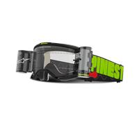 Alpinestars Vision 5 Hollow Roll-Off Lunettes de motocross, noir-vert pour homme