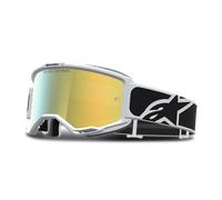 Alpinestars Vision 5 Rora Off-road Goggles Blanc Mirror Gold