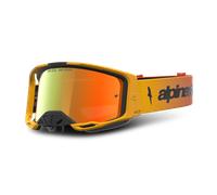 Alpinestars Vision 8 Amber Off-road Goggles Jaune Mirror Red