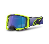 Alpinestars Vision 8 Corp, lunettes miroirs Mauve/Jaune Néon/Blanc Bleu Réfléchissant Mauve/Jaune Néon/Blanc Bleu Réfléchissant