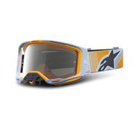 Alpinestars Lunettes de motocross Vision 8 Maven Miroir Bleu/Orange Taille unique
