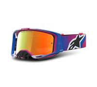 Alpinestars Vision 8 Maven Mirror Lunettes de motocross, noir/bleu/rose, Taille unique