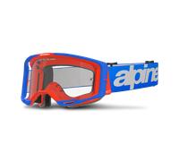 Masque Cross Alpinestars Vision 8 Wordmark Bleu/Orange Bleu,Orange