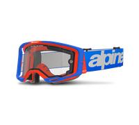 Alpinestars Vision 8 Wordmark Dual Pane Lunettes de motocross, bleu pour homme