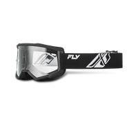 Fly Racing Focus, lunettes de protection Taille unique Noir/Blanc Net Noir/Blanc Net