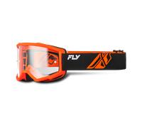 Masque Cross FLY Racing Focus V26 Noir/Orange/Transparent Noir,Orange,Transparent